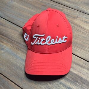 Titleist Red Baseball Cap